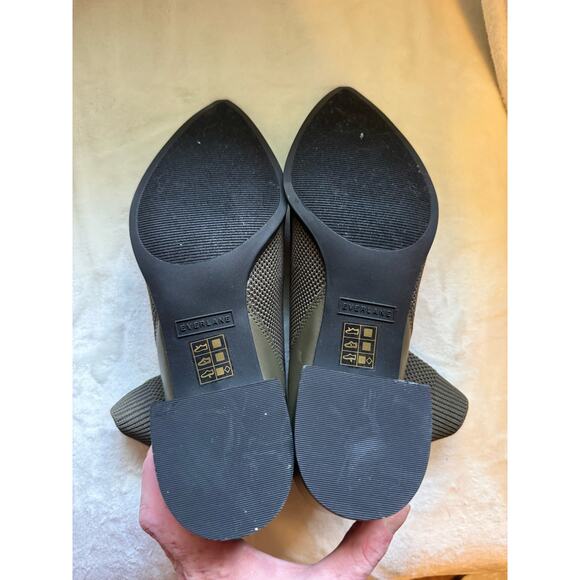 Everlane Green Stretchy Knit Heeled Boots Women's 8 - Picture 6 of 7